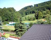 Blick von unserem Bungalow